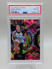 2024 Panini Select Angel Reese #147 Pink Ice Prizm RC PSA 10 PREMIER SKY ROOKIE