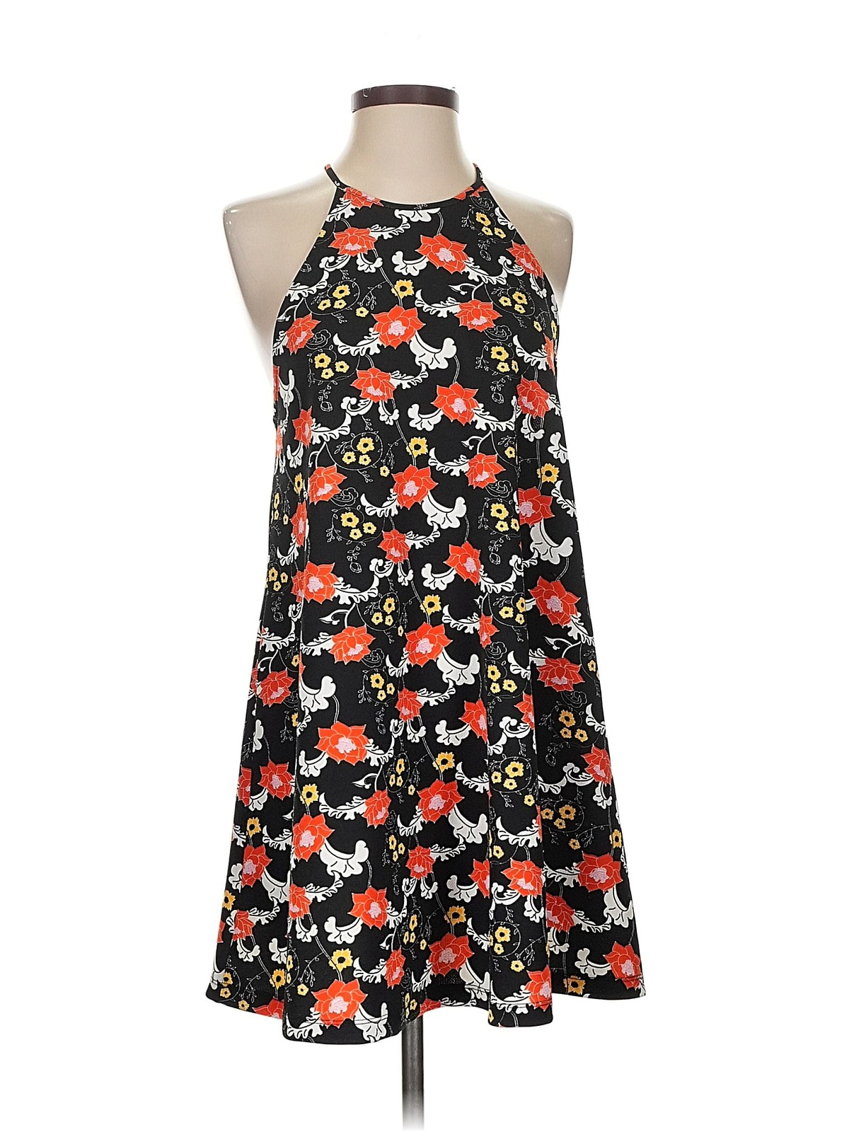 Trafaluc by Zara Women Orange Casual Dress S