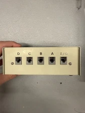 Data Transfer Switch 4 RJ Ports External Switch