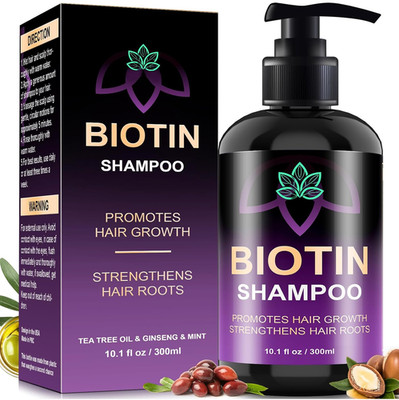 Biotin Hair Growth & Thickening Shampoo with Root Activator, Hair Loss Shampoo f