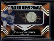 2021-22 The Cup John-Jason Peterka Brilliance Gold Ink Rookie Auto RC