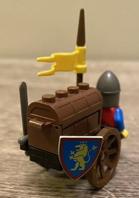 Lego Castle Crusaders Treasure Cart 1463 100% Complete W Instructions Vintage 