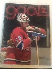 GOAL MAGAZINE 1978 KEN DRYDEN MONTREAL CANADIENS PITTSBURGH PENGUINS  1/10/79