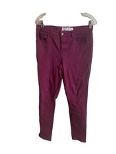 Original Denim burgundy slim jeans size 10