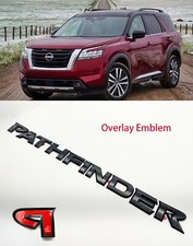 Gloss Black Overlay Emblem Fits 2022-2026 Nissan Pathfinder Models