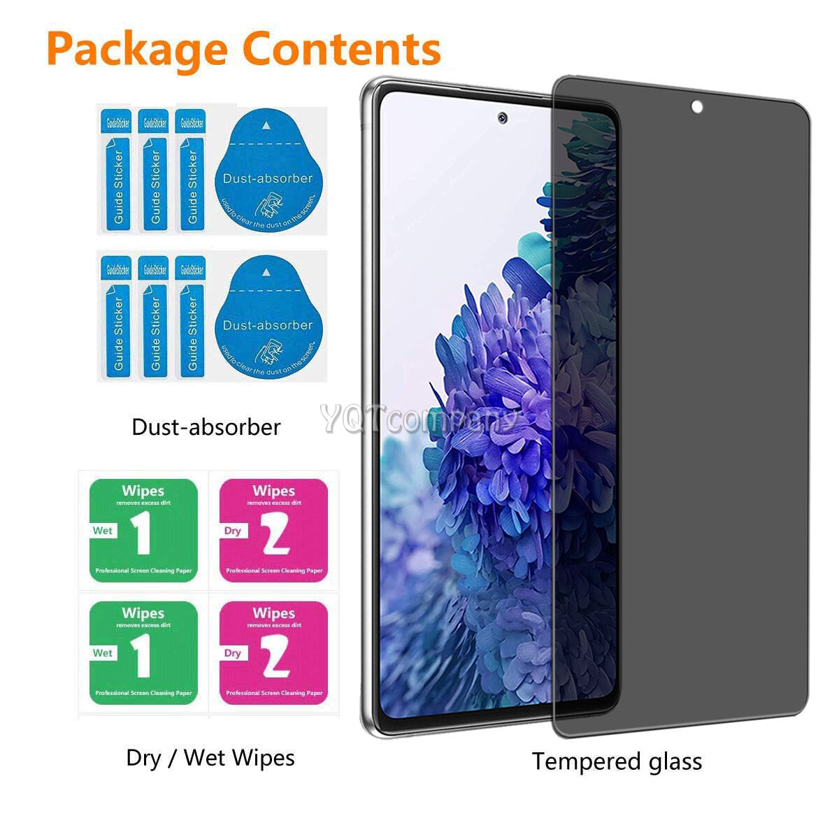 For Samsung Galaxy S20 FE Plus Privacy Anti-Spy Tempered Glass Screen  Protector