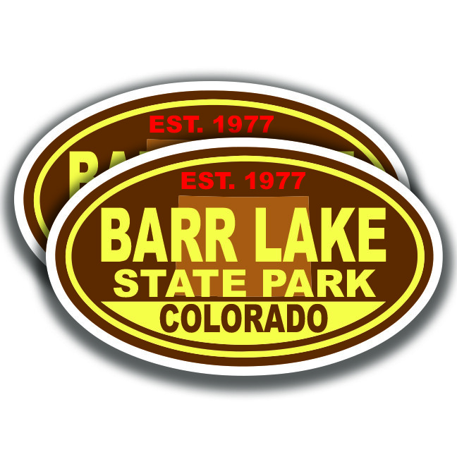 BARR LAKE STATE PARK DECALs 2 Stickers Colorado Bogo Car Window | eBay