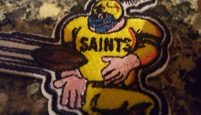 New Orleans Saints Socks HUGE New Orleans Saints Iron-On Patch - Foto 4
