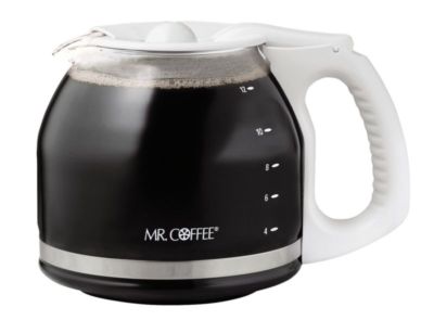 NEW - Mr. Coffee 12 Cup Coffeemaker Glass Carafe, White
