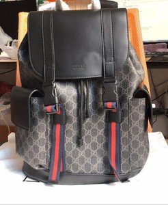 soft gg supreme backpack black