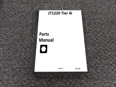 Ditch Witch JT1220 Tier 4i Directional Drill Parts Catalog Manual 053-1263