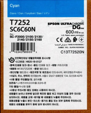 Genuine Epson T7252 Cyan DTG / DTF ink for F2...