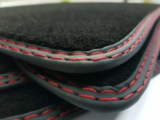 Doppelnaht Fußmatten für Mercedes Benz W114 Coupe Bj.1967-1977 Velours Neu