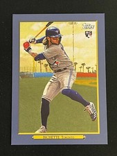 BO BICHETTE 2020 Topps Update Turkey Red Father's Day Blue Serial #'d46/50 RC