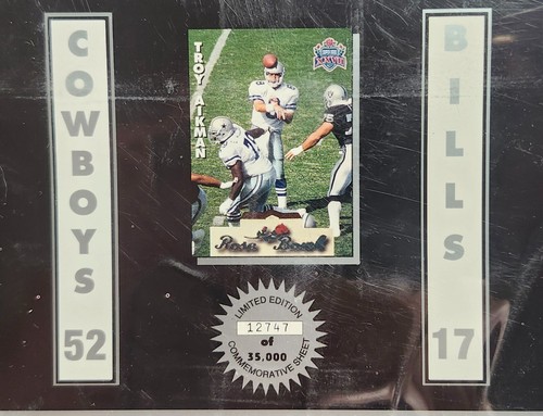DALLAS COWBOYS 1993 SUPER BOWL CHAMPIONS Limited Edition #12,747 of 35,000 - Picture 6 of 12