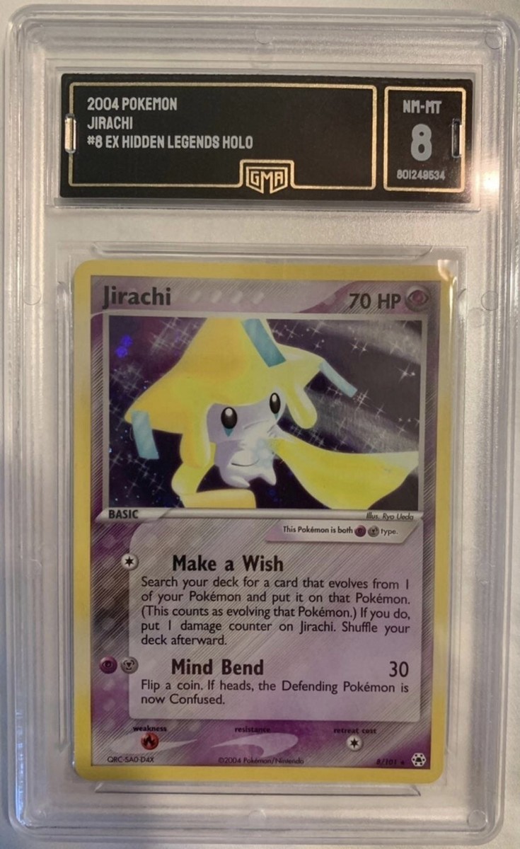 GMA 8 Jirachi Hidden Legends Holographic Pokemon Card | eBay