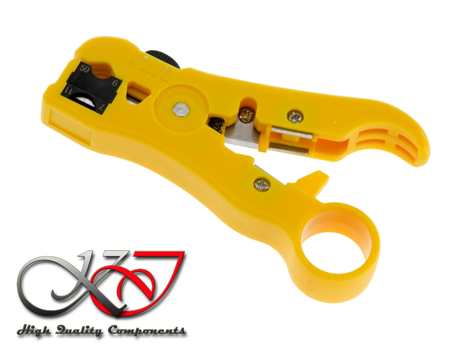 Pinza Da Spogliarellista Per Coassiale E Rj - RG59 RG6 RG7 RG11 RJ11 RJ12 RJ45