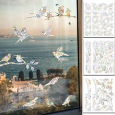 PVC Hummingbird Window Clings Anti Collision Window Decals Static Deter Birds