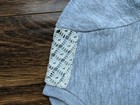 Size 5 Harper Canyon Gray Lace Shoulders Sweater Girl — photo 3