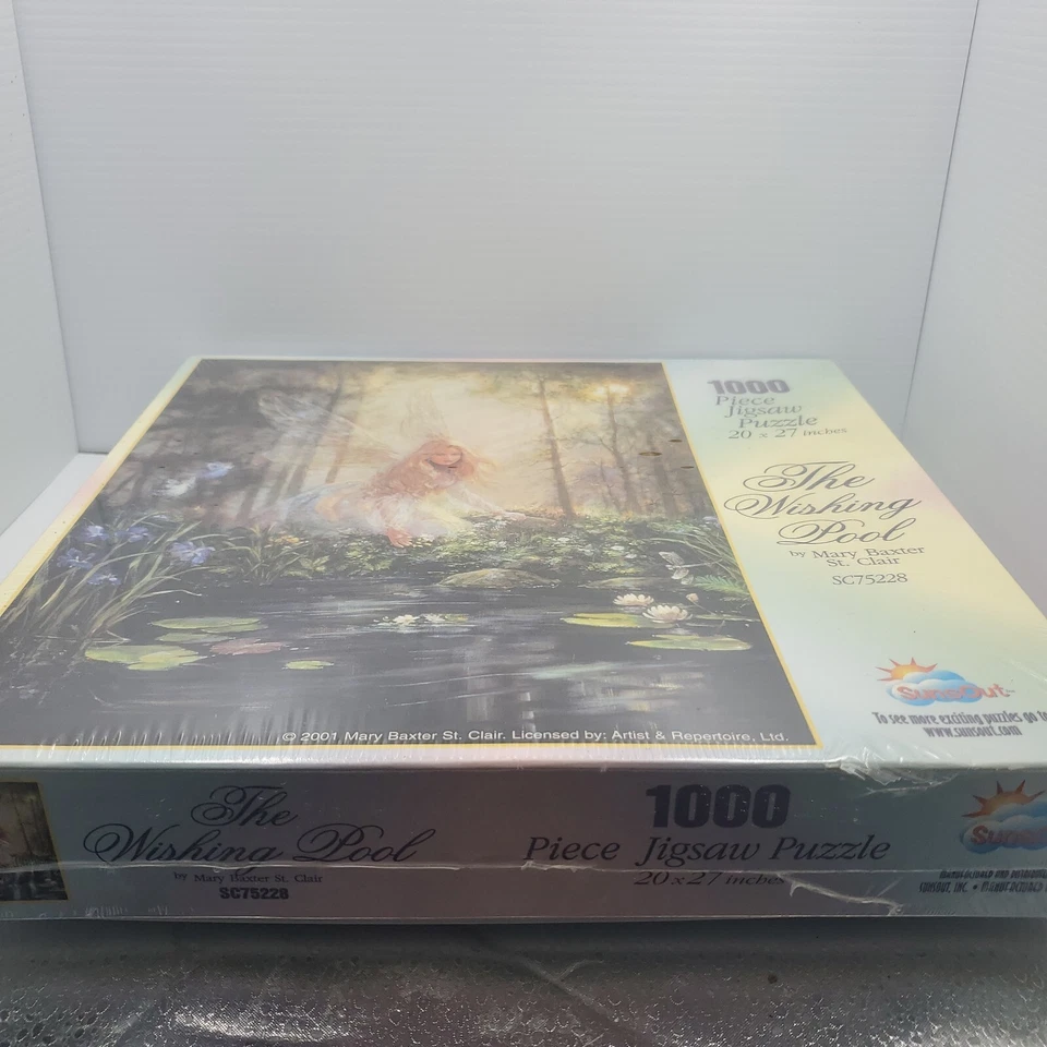 Rompecabezas Sunsout Regalo Coleccionable The Wishing Pool 1000 piezas Nueva Caja Sellada Foto 2 de 3