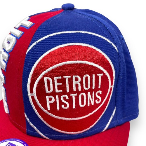 Detroit Pistons NBA New Era 9FIFTY Kids/Youth Size Snapback Cap (Blue/Red) NWT - Picture 4 of 11
