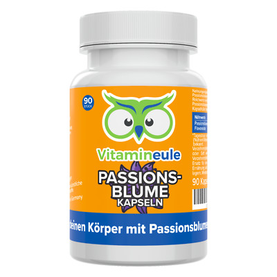 Passionsblume Kapseln mit 500 mg Extrakt (10:1) - vegan - Vitamineule