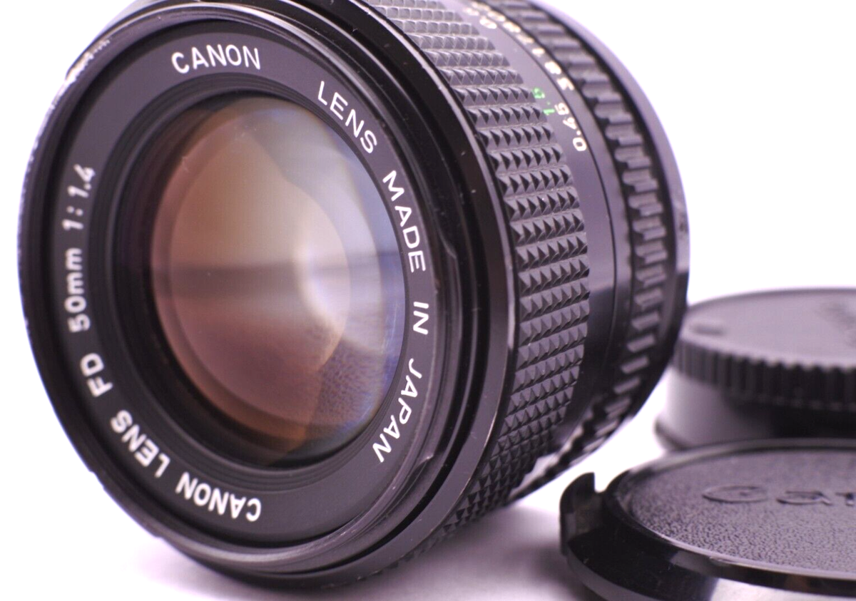 Opt Mint] CANON NEW FD NFD 50mm F1.4 Standard MF Lens Free Ship