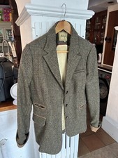Dubarry Tweed Blazer Green/brown Size 16 Women’s