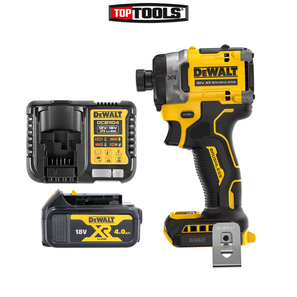 Dewalt DCF860 18V XR Brushless Impact Driver With x Battery  Charger