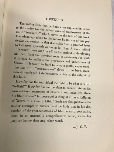 1st Edit1930🚩IN DEFENSE OF SENSUALITY by John Cowper Powys-Simon & Schuster - Imagen 9 de 12