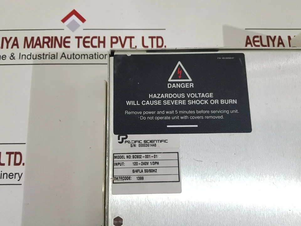 PACIFIC SCIENTIFIC SC902-001-01 SC902 Servo OC900 165-032003-01 120-240V 1/3PH - Image 4 of 4