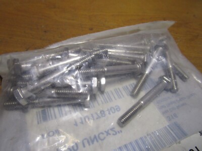 25-Pack Star 3/8-16 X 2-1/2" Stainless Steel Hex Cap Screws – 18-8 (304) Grade, Hex Head Bolts