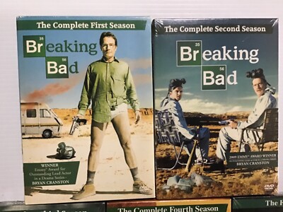 Breaking Bad DVDs - First Five Seasons, 1 Pre-owned - 4 Brand New, $8 Shipping