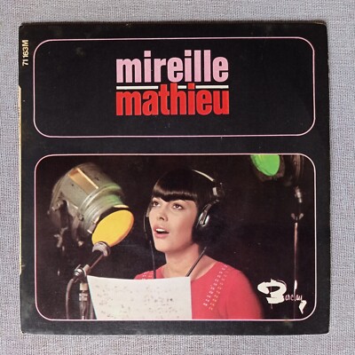 Mireille Mathieu   Adieu A La Nuit [1967] Vinyl 7'' Single 45 RPM Pop Chanson