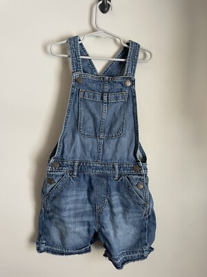 Gap Romper Girl Gap Kids Girls Medium Overall Shorts Shortalls - Main Image