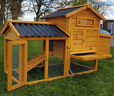 COCOON CHICKEN COOP RUN HEN HOUSE POULTRY ARK HOME NEST BOX COUP COOPS RABBIT HUTCH