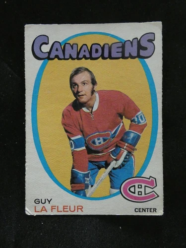 HOCKEY  CARD  1971 GUY LAFLEUR LA FLEUR #148 RC ROOKIE