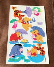 VINTAGE SANDYLION WINNIE THE POOH STICKERS PIGLET TIGGER 