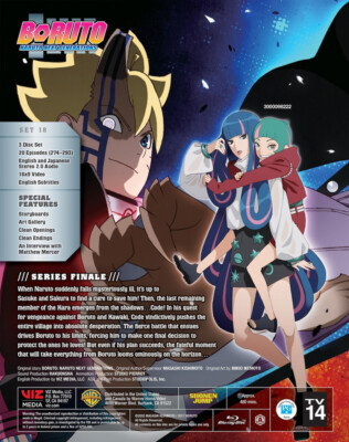 Boruto Naruto Next Generations Set 18 Farewell BLURAY (Eps #274