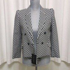Zara women xs checkered blazer jacket NWT RARE