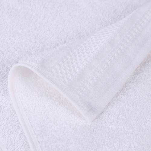Honeycomb Textured Waffle Border Cotton Medium Weight Hand Towels, Set of 6 - 第 10/94 張圖片