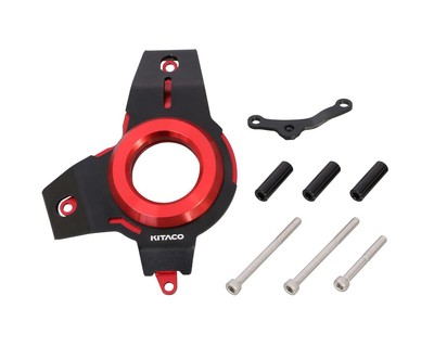 Kitaco Crankcase Cover Left Side (Red) Monkey 125 (Jb02), Grom (Jc61/75) _