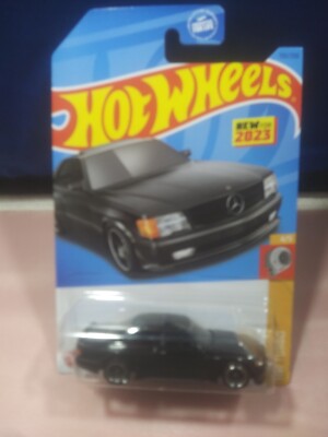 2023 Hot Wheels '89 Mercedes-Benz 560 SEC AMG HW Turbo Black Diecast 1:64 Scale