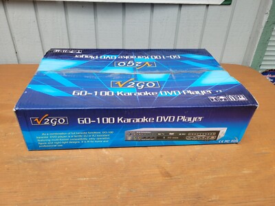 V2GO - GO-100 Karaoke DVD Player DJ & KJ Assistant Audio, VGA Output, USB Port