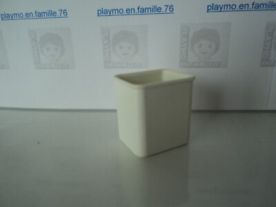 Playmobil Vintage Gare 4370 1981 - Toit Gris, Abri Quai, Voyageurs, Bon état, Occasion