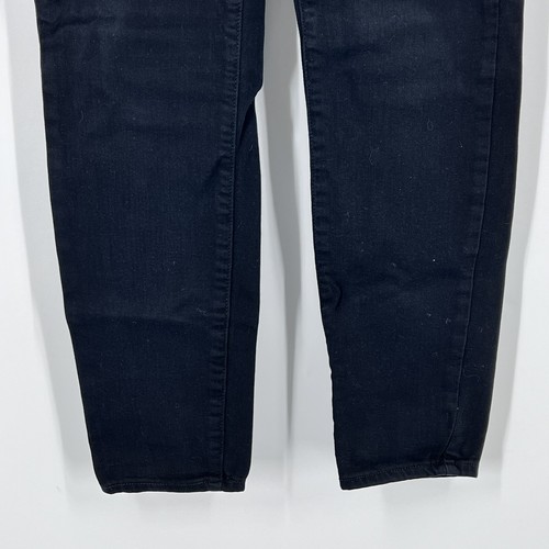 Paige Verdugo Ultra Skinny 29 Black Mid Rise Stretch Denim Jeans 30"Wx28"L - Picture 3 of 11