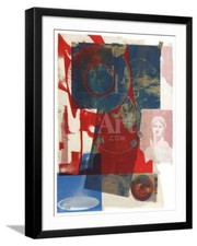 Scarce ROBERT RAUSCHENBERG Original VINTAGE 1968 Classic MCM POP LITHOGRAPH Wow!