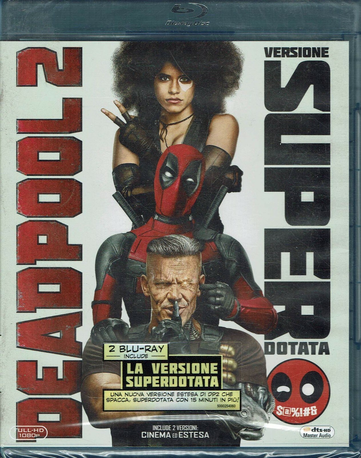 Blu Ray DEADPOOL 2 VERSIONE SUPERDOTATA MARVEL NUOVO Ryan Reynolds GD54