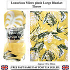 Faux Fur Fleece Mink Large Warm Bed Sofa Travel Blanket Super Soft Plush Throw