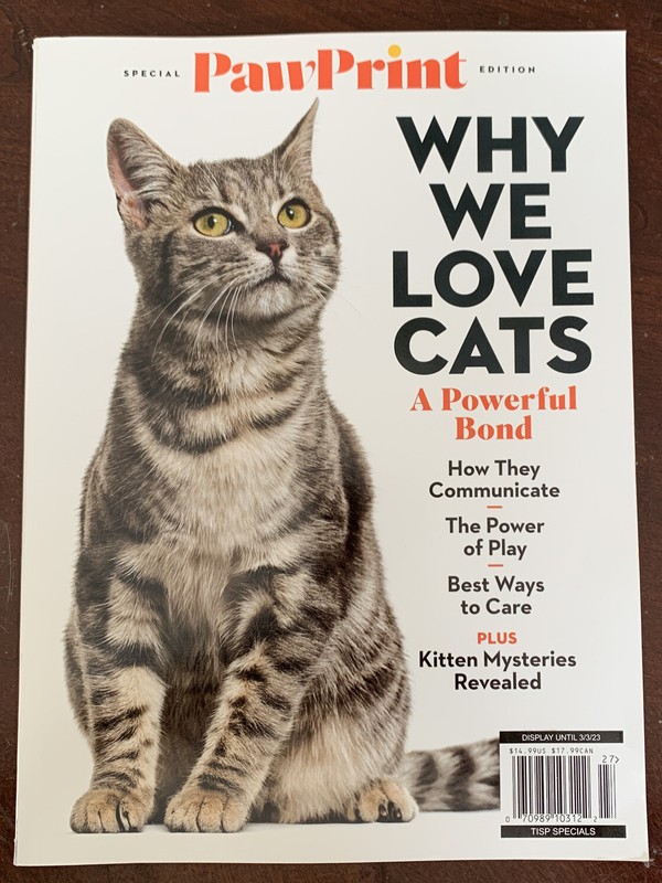 New Magazine Special Paw Print Edition Why We Love Cats